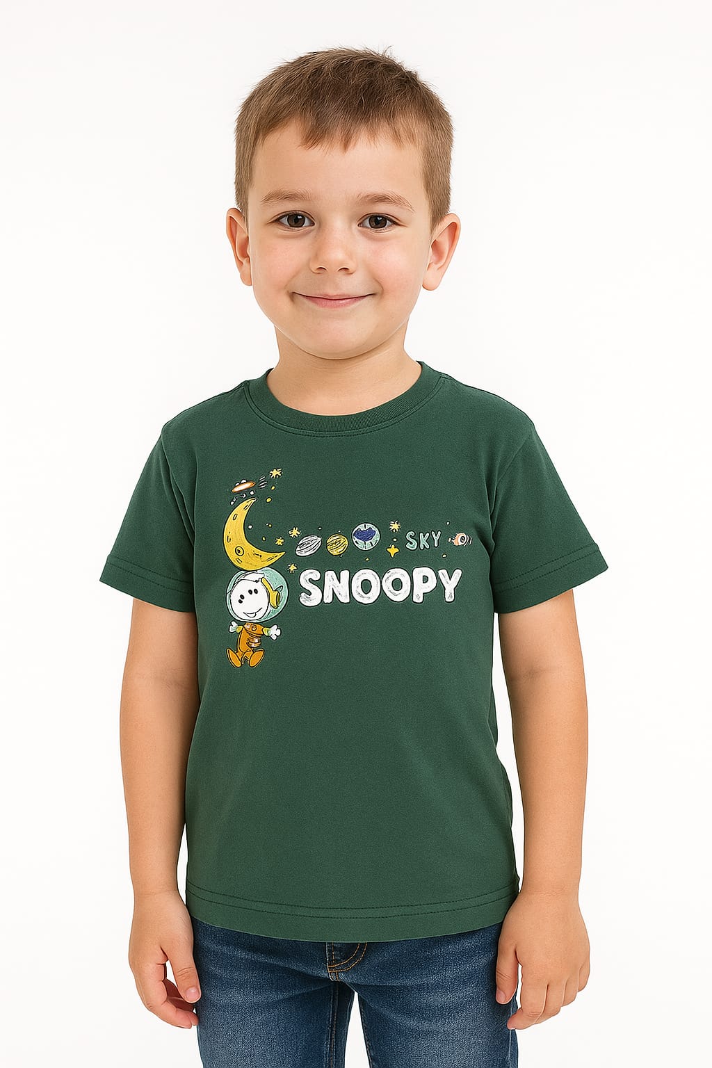 Cute Kids Olive green T-shirt