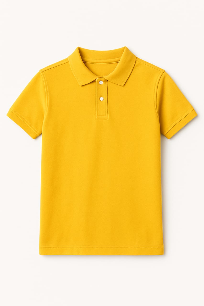 Cute Kids Yellow Polo Shirt