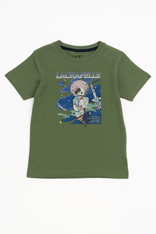 Cute Kids Green printed T-shirt