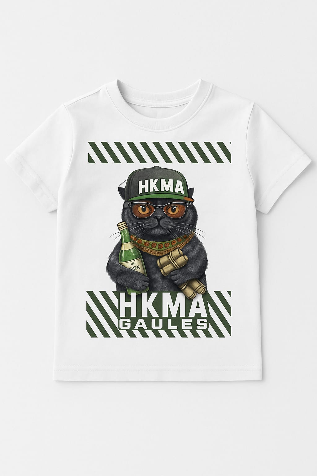 Cute Kids White Printed T-Shirt