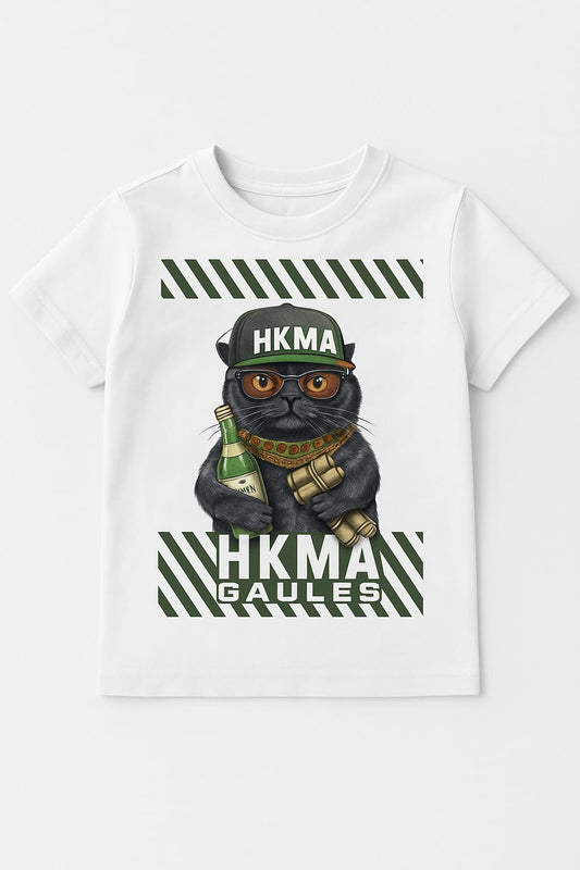 Cute Kids White Printed T-Shirt