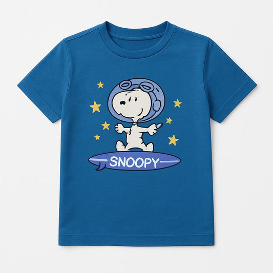 Cute Kids Blue Printed T-Shirt