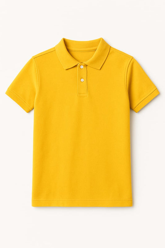 Cute Kids Yellow Polo Shirt